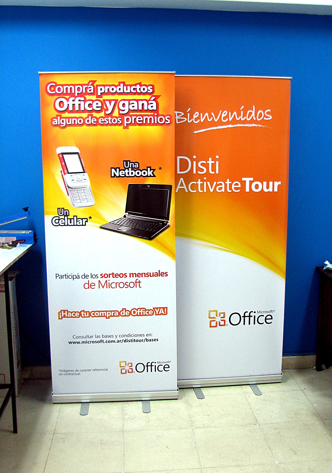 Porta Banner Roll-Up 85×200 cm